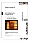 JORO - Montageanleitung Feuer- und Rauchschutztüren